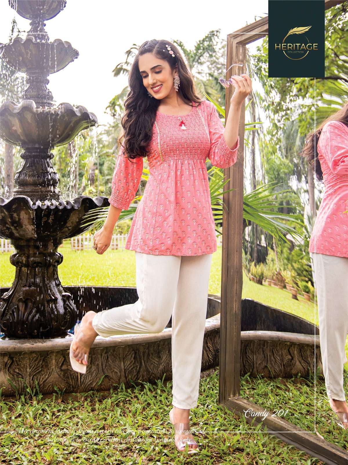 HERITAGE COLLECTION CANDY Kurti Wholesale catalog