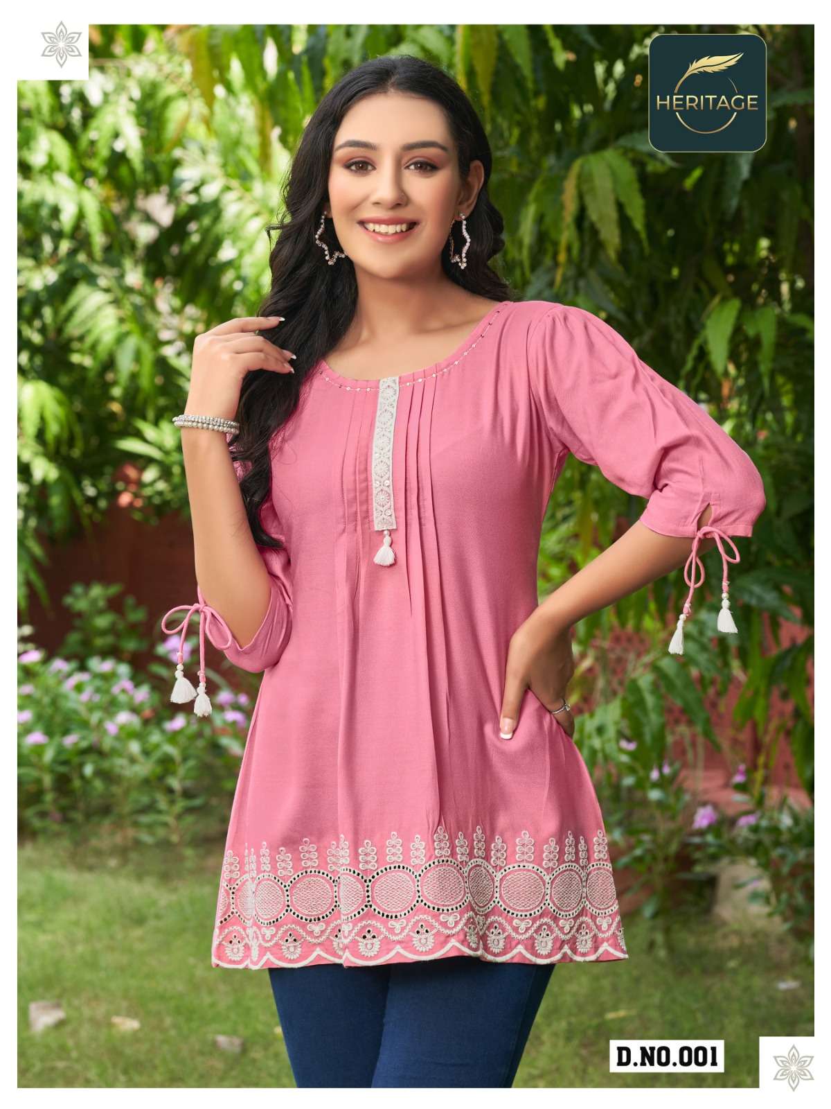 HERITAGE COLLECTION CHERRY Kurti Wholesale catalog