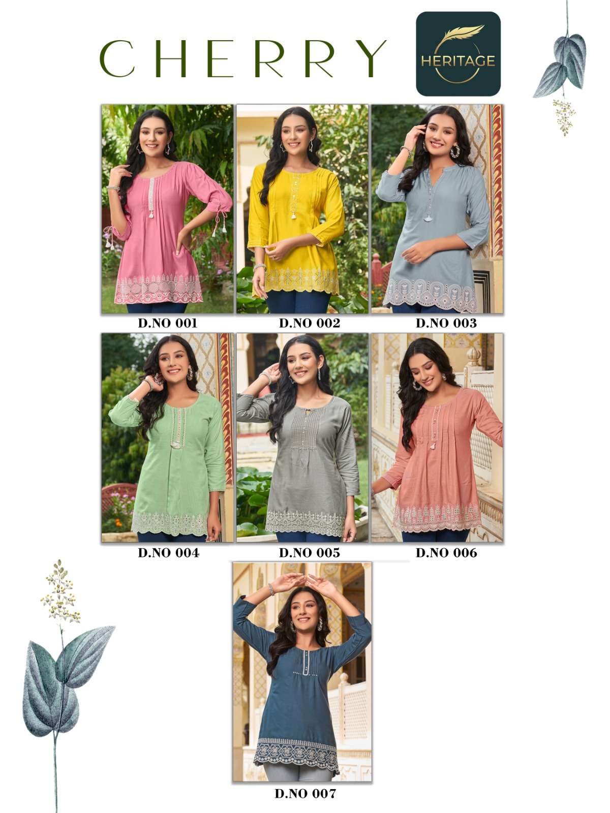 HERITAGE COLLECTION CHERRY Kurti Wholesale catalog