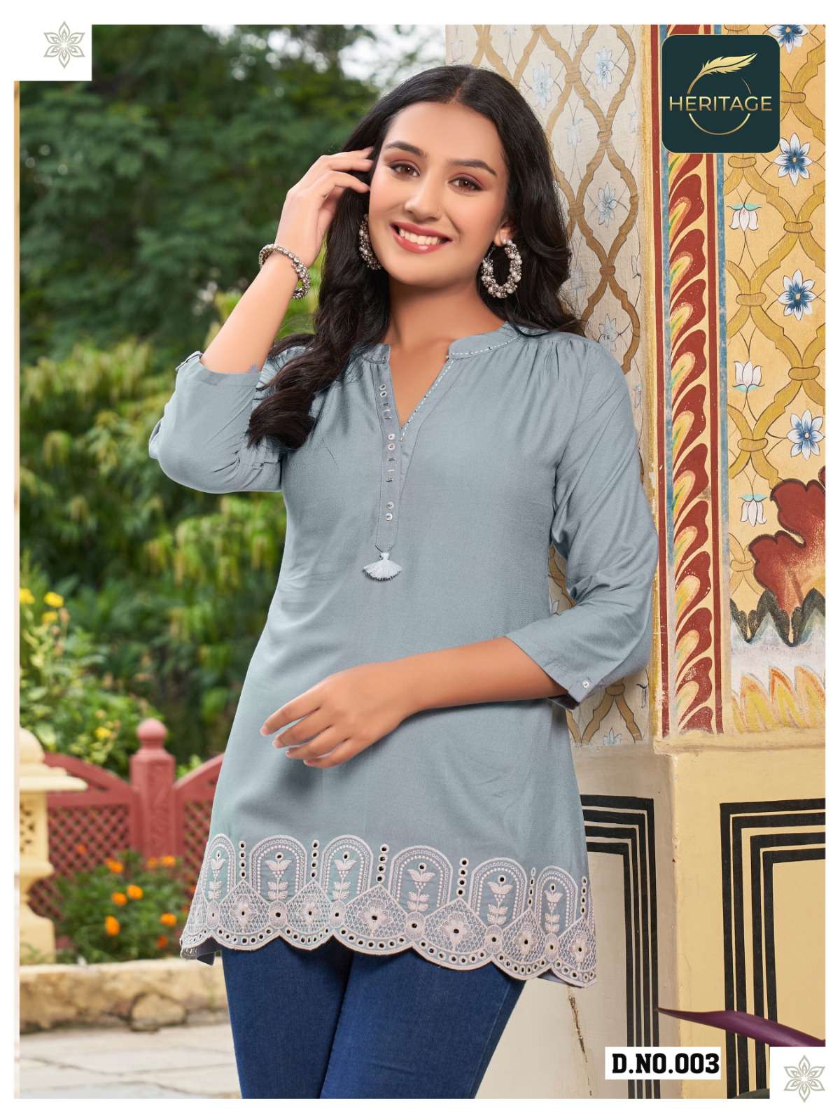 HERITAGE COLLECTION CHERRY Kurti Wholesale catalog