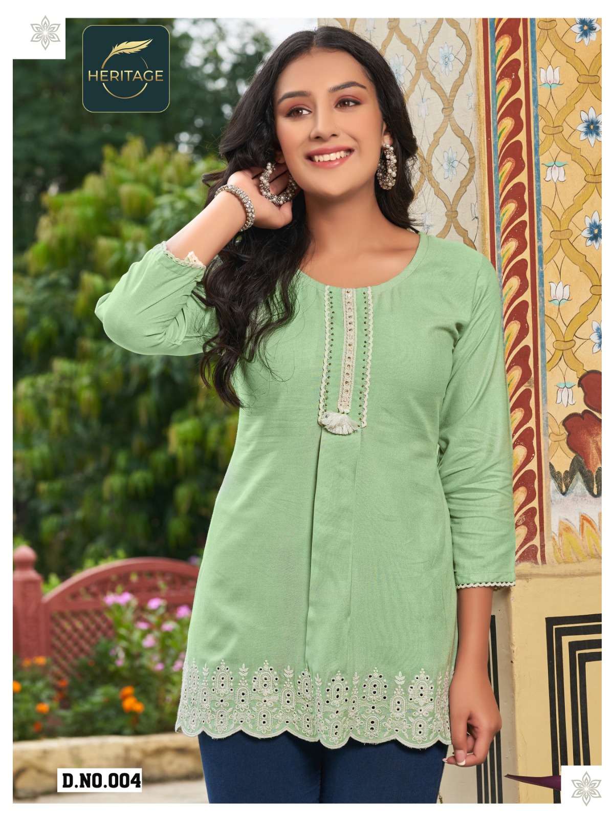 HERITAGE COLLECTION CHERRY Kurti Wholesale catalog