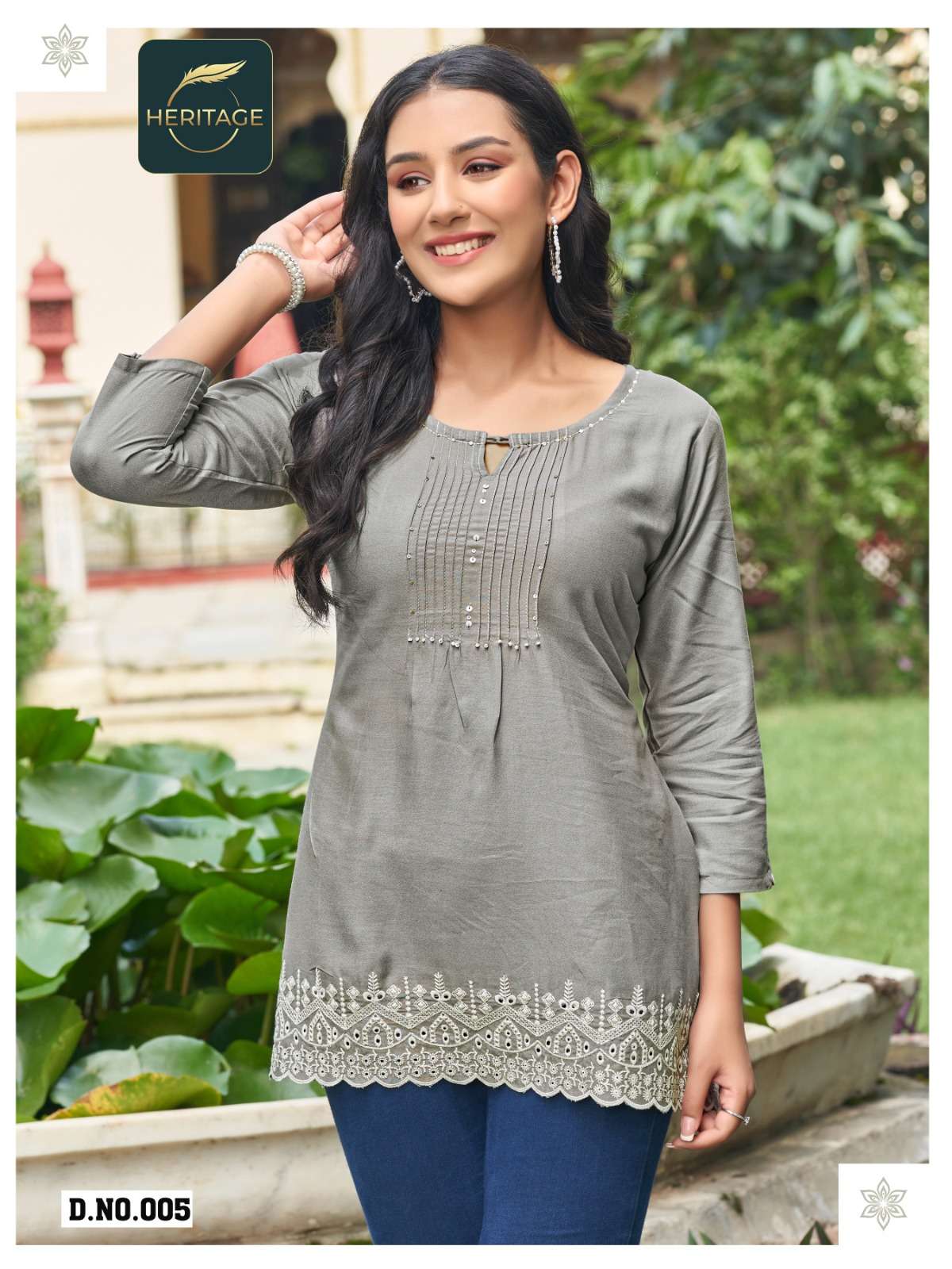 HERITAGE COLLECTION CHERRY Kurti Wholesale catalog