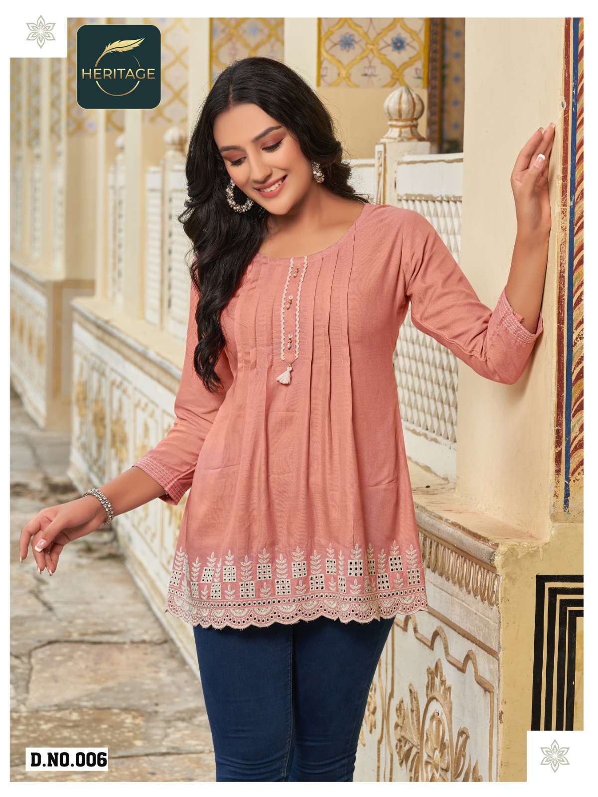 HERITAGE COLLECTION CHERRY Kurti Wholesale catalog