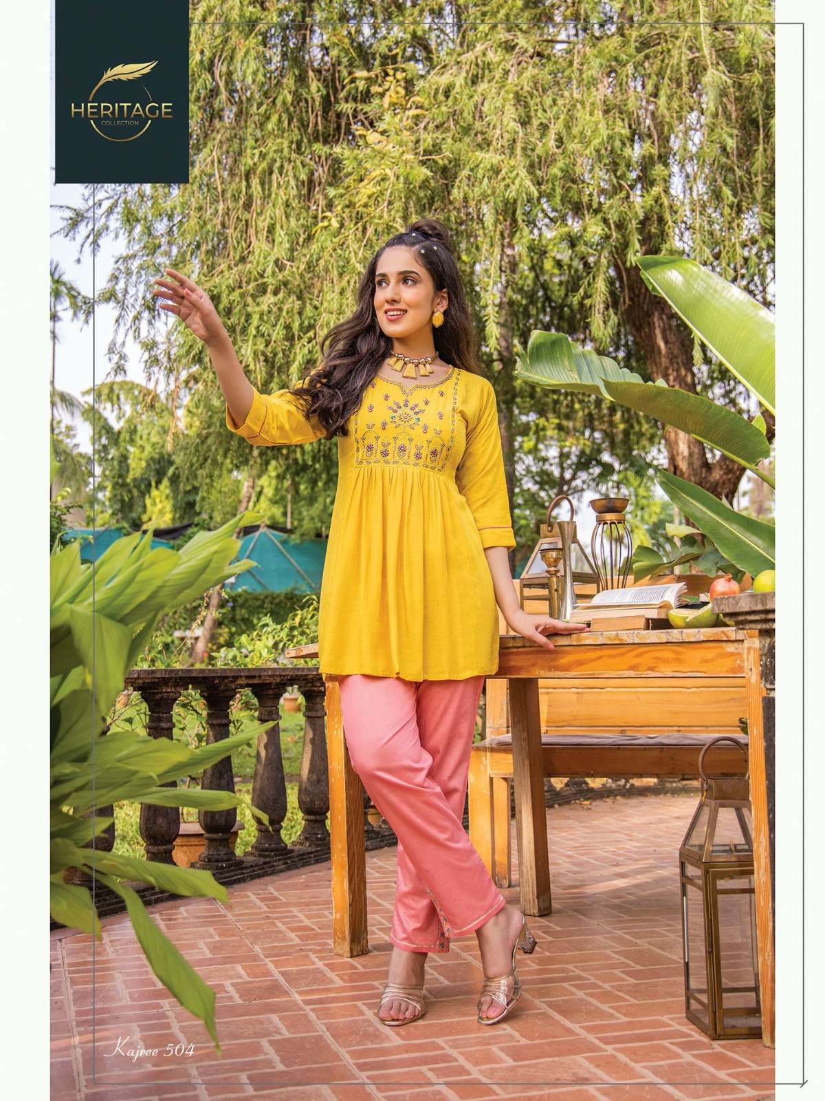 HERITAGE COLLECTION KAJREE VOL-5 Kurti Wholesale catalog