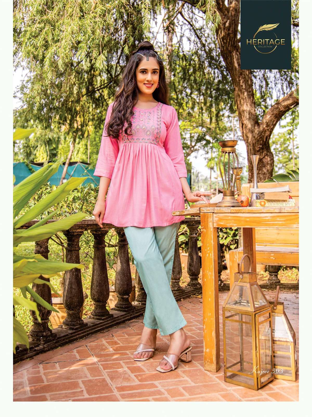 HERITAGE COLLECTION KAJREE VOL-5 Kurti Wholesale catalog