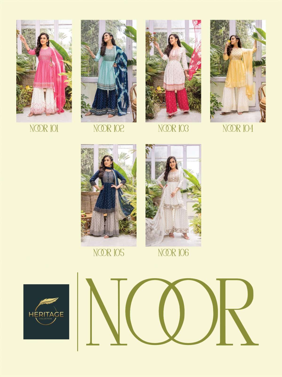 HERITAGE COLLECTION NOOR Kurti Wholesale catalog