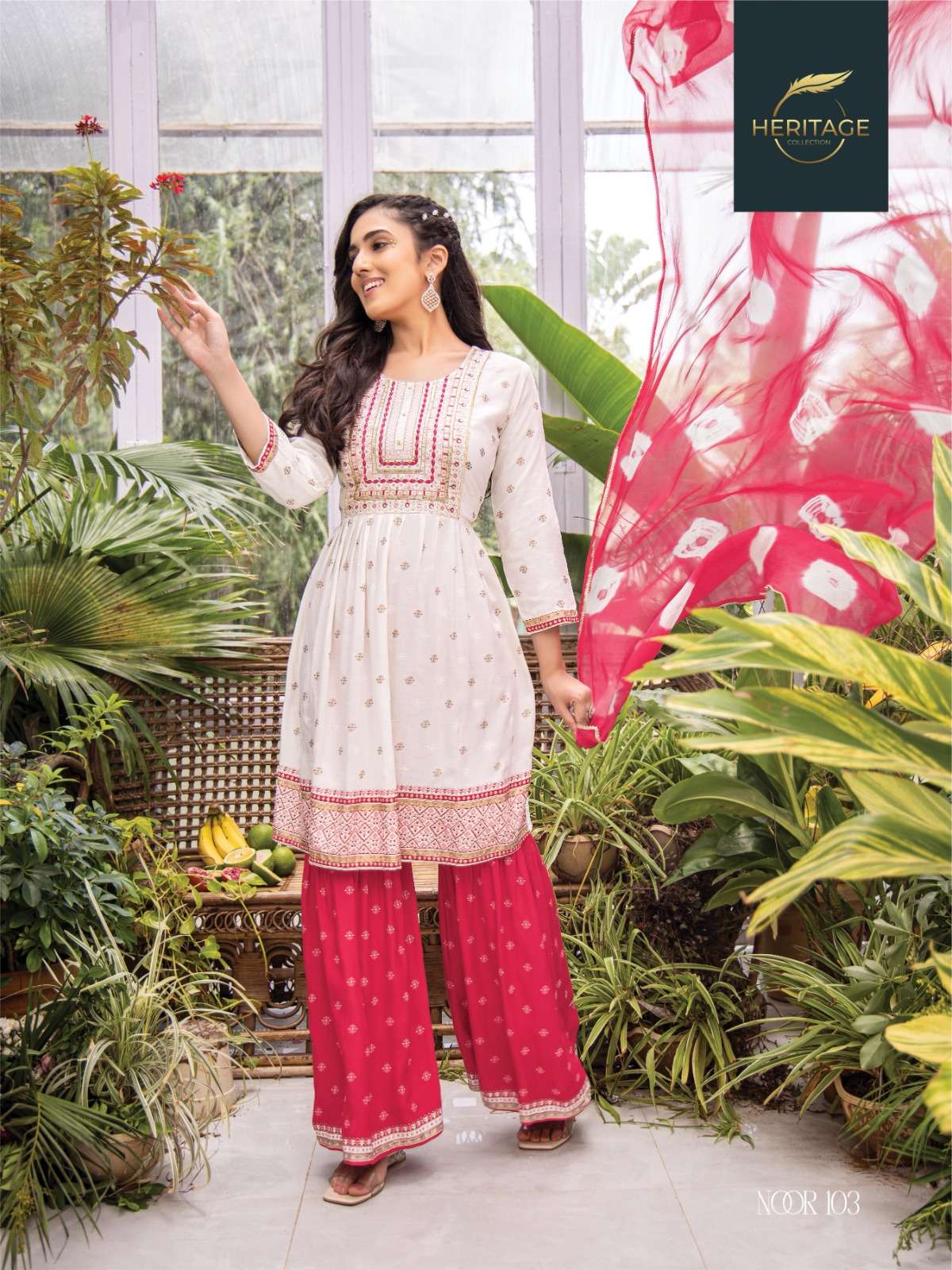 HERITAGE COLLECTION NOOR Kurti Wholesale catalog
