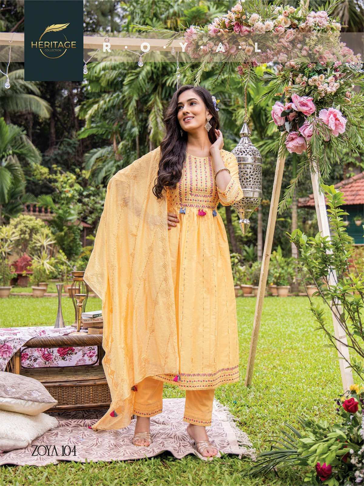 HERITAGE COLLECTION ZOYA Kurti Wholesale catalog