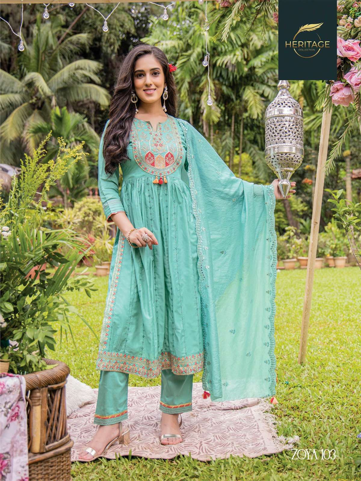 HERITAGE COLLECTION ZOYA Kurti Wholesale catalog