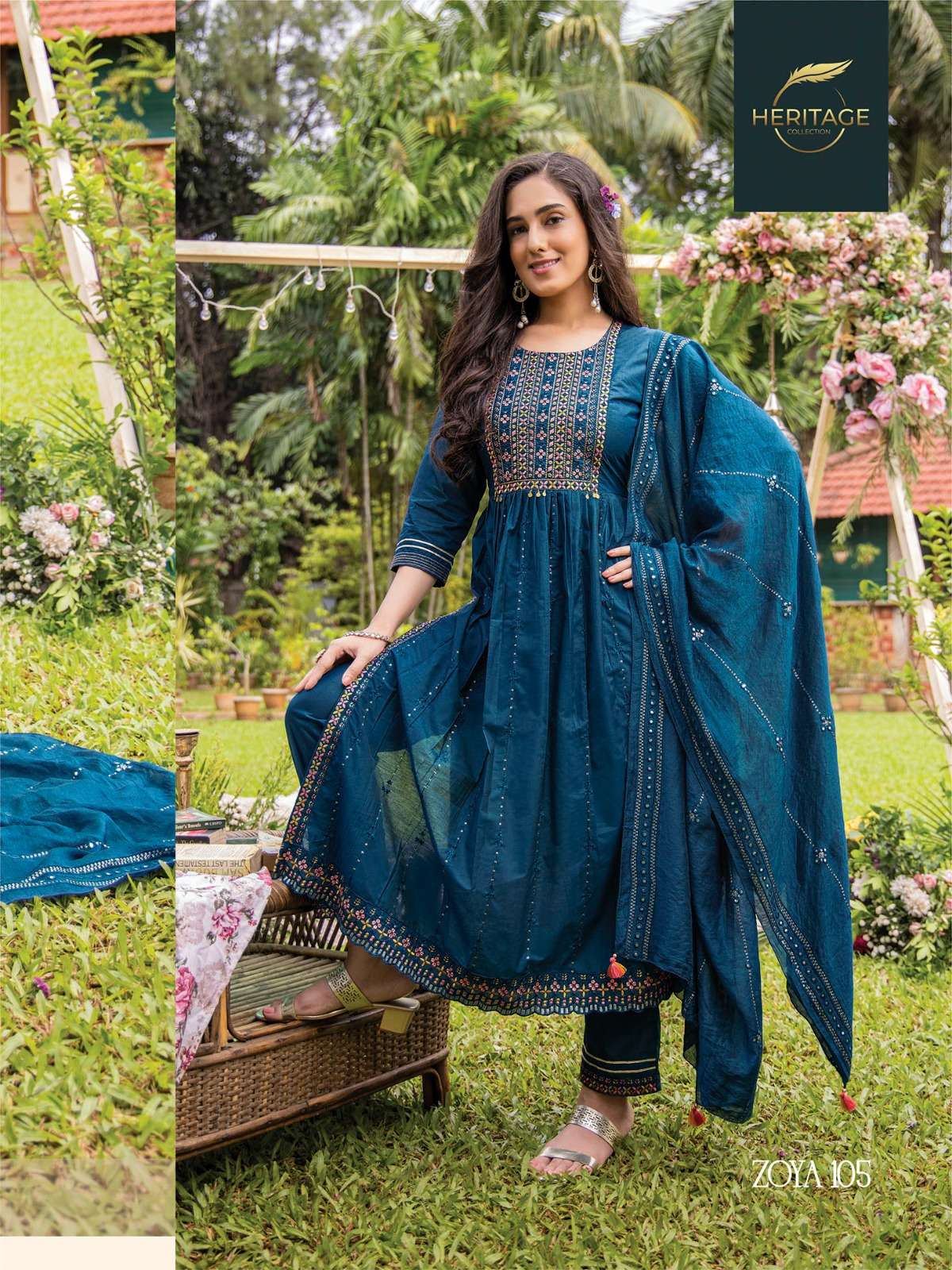 HERITAGE COLLECTION ZOYA Kurti Wholesale catalog