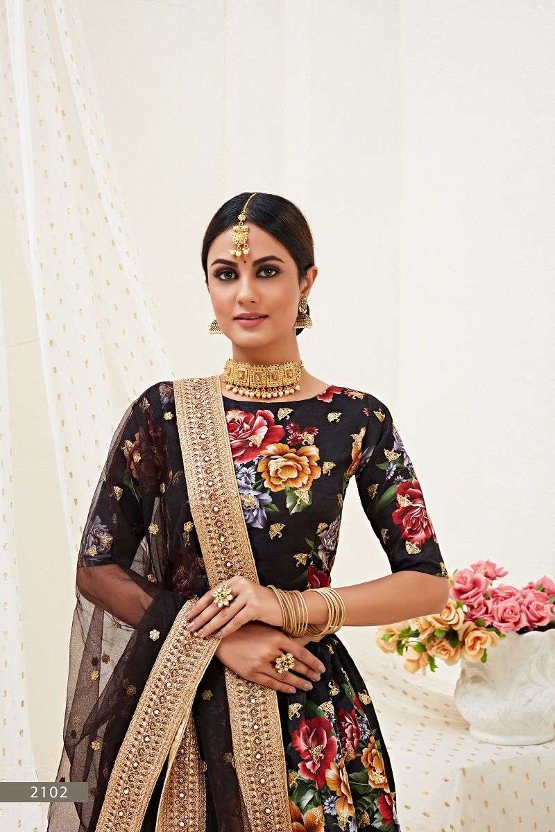 HIRANYAM VOL -1 GREAT COLLECTION OF FLOWER LEHENGA CHOLI Wholesale catalog