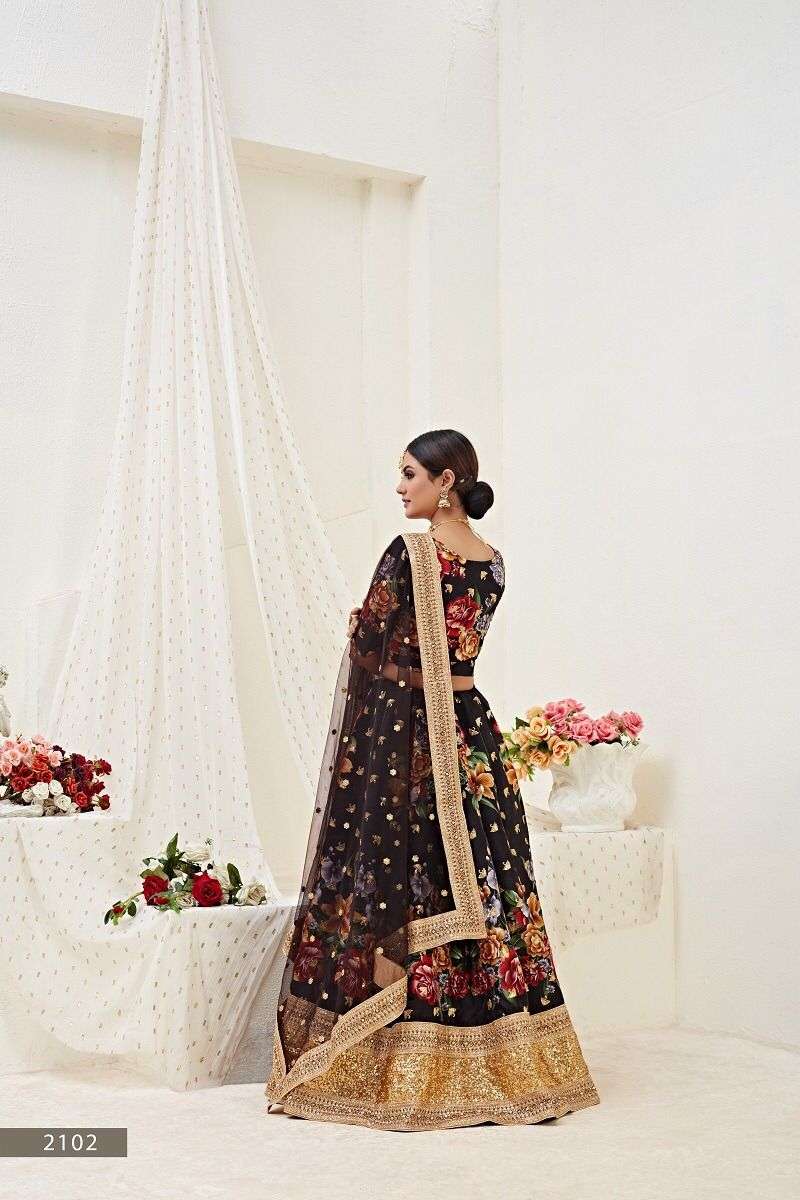 HIRANYAM VOL -1 GREAT COLLECTION OF FLOWER LEHENGA CHOLI Wholesale catalog