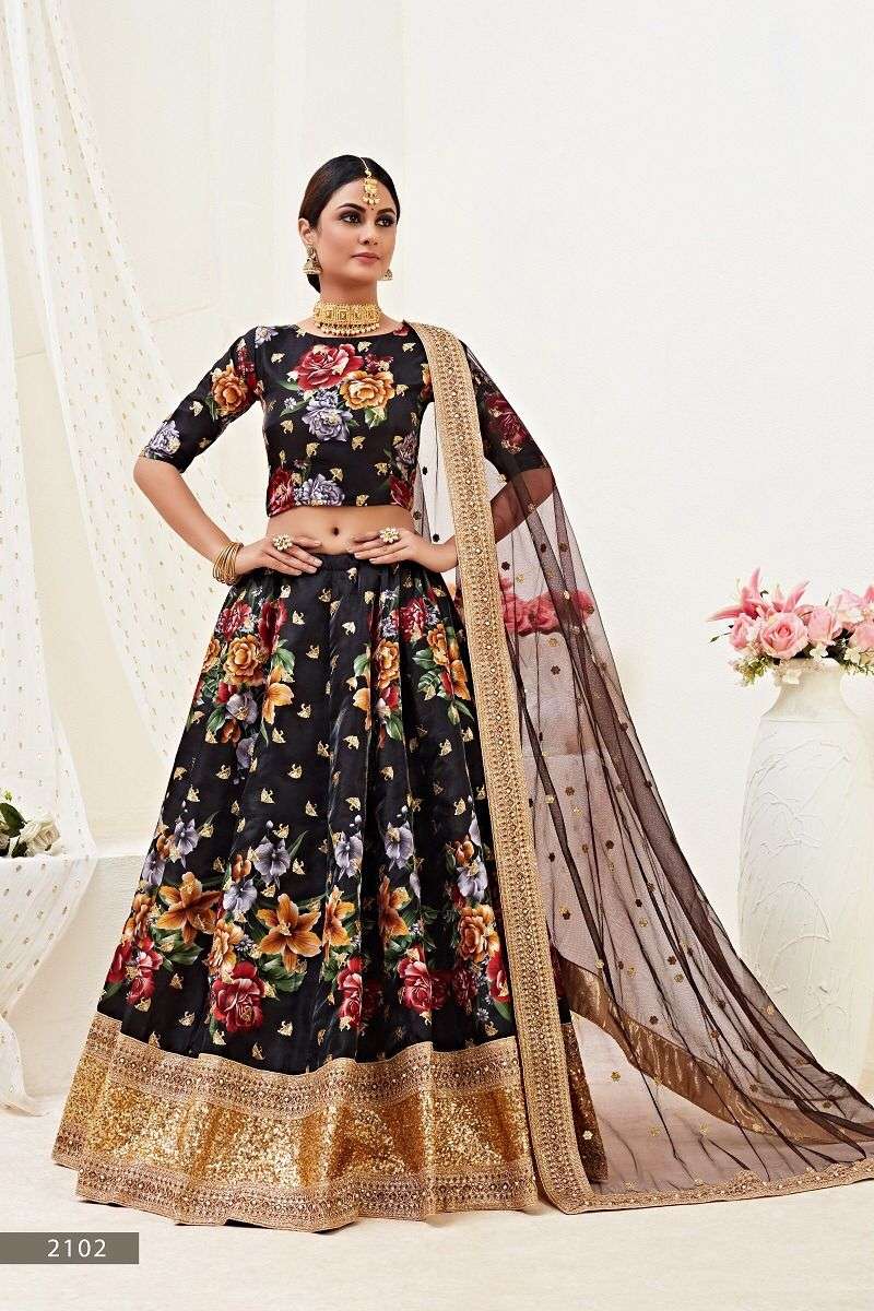 HIRANYAM VOL -1 GREAT COLLECTION OF FLOWER LEHENGA CHOLI Wholesale catalog