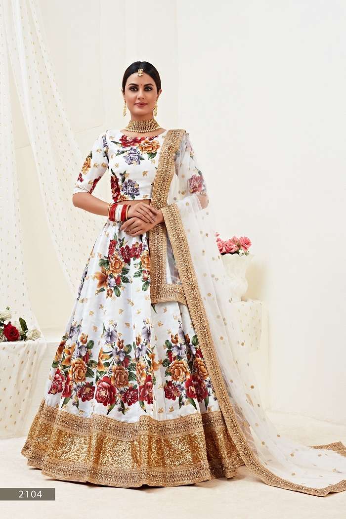 HIRANYAM VOL -2014 GREAT COLLECTION OF FLOWER LEHENGA CHOLI Wholesale catalog