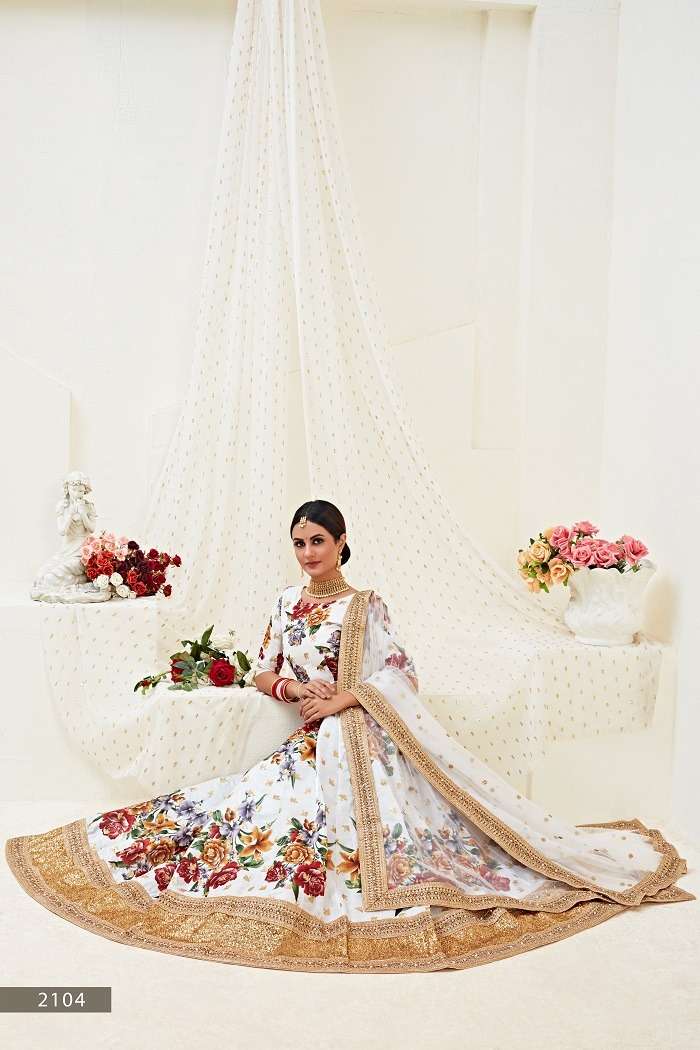 HIRANYAM VOL -2014 GREAT COLLECTION OF FLOWER LEHENGA CHOLI Wholesale catalog
