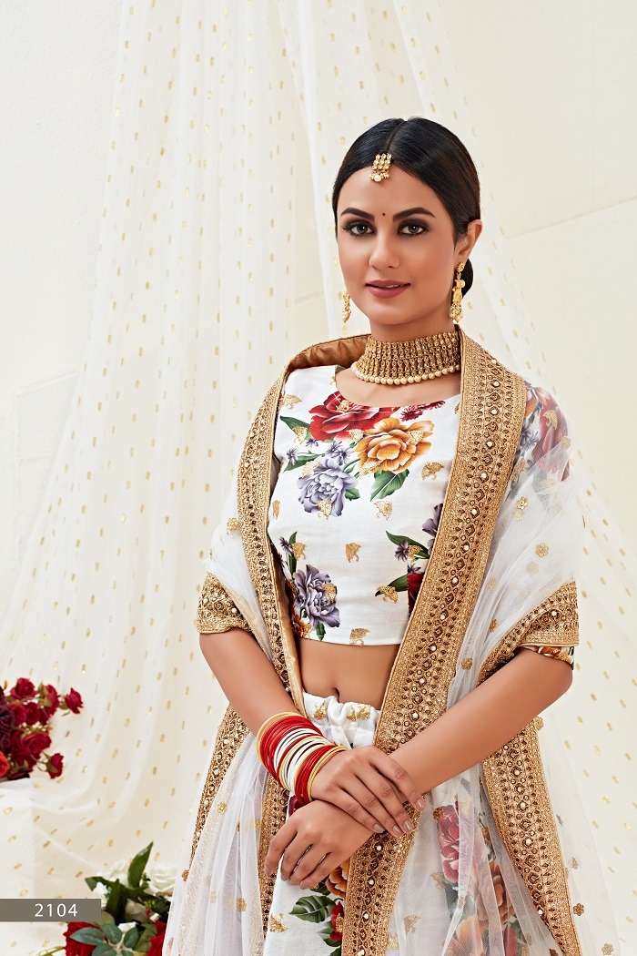 HIRANYAM VOL -2014 GREAT COLLECTION OF FLOWER LEHENGA CHOLI Wholesale catalog