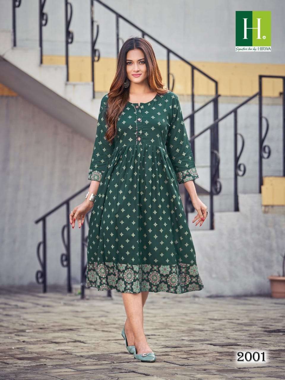 HIRWA CADBURY vol-2 cut Kurti Wholesale catalog