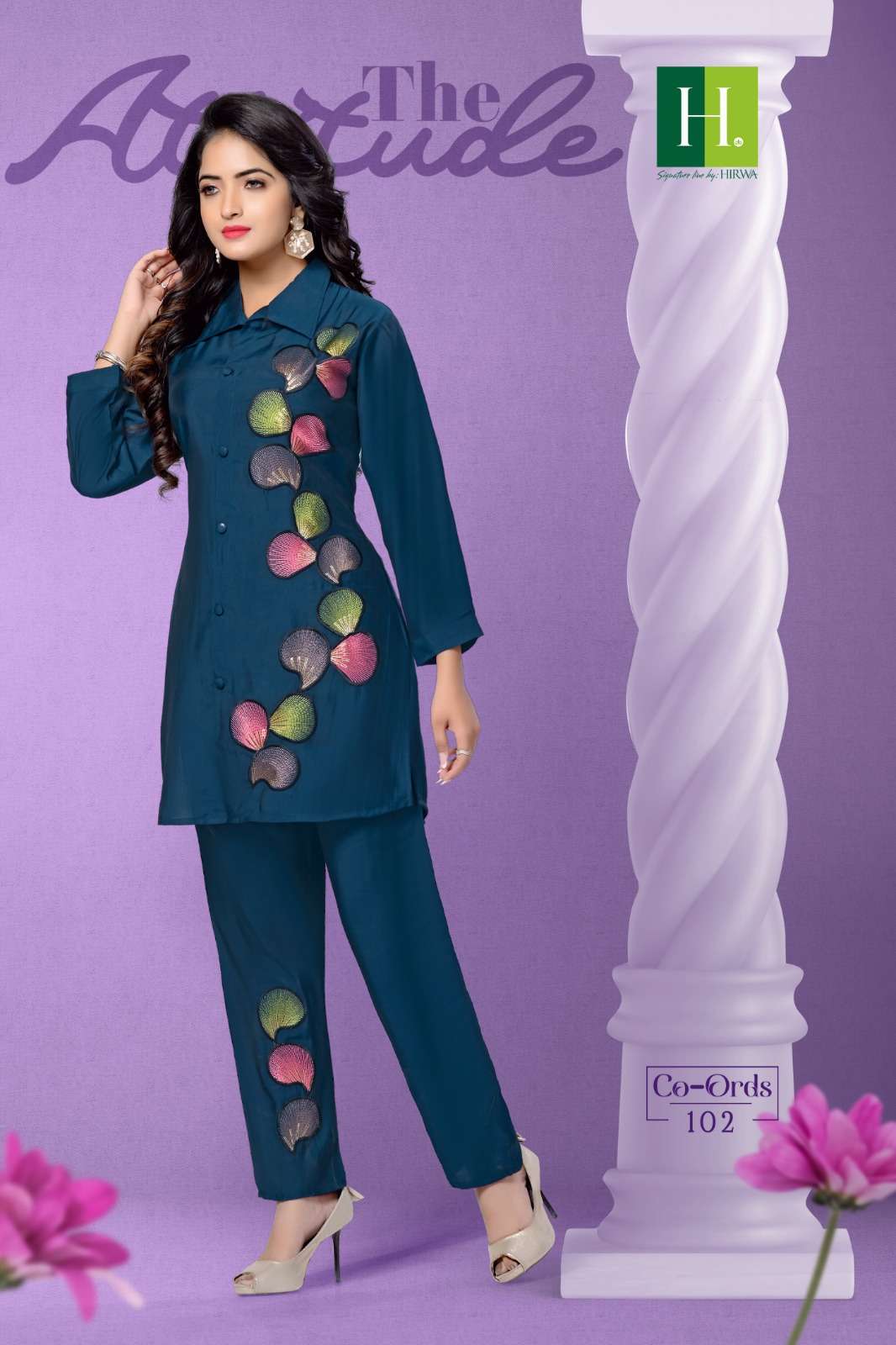 HIRWA  Co-Ord Set Kurti Wholesale catalog