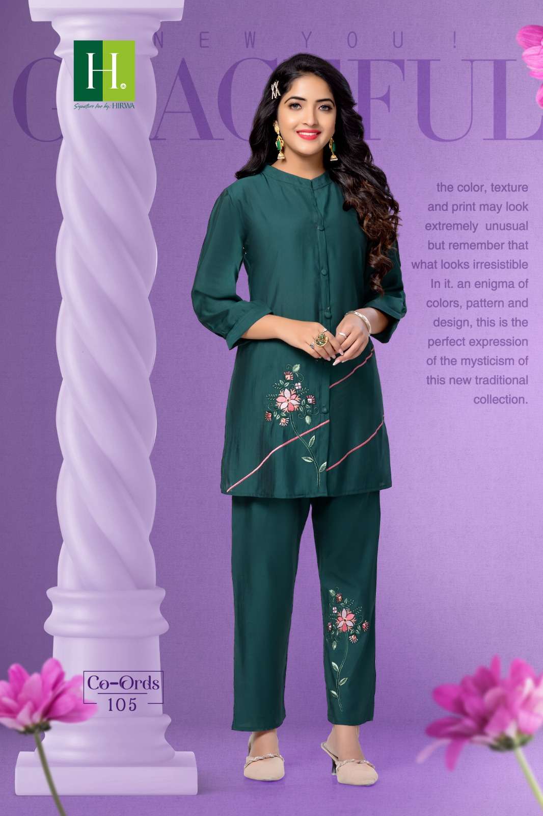 HIRWA  Co-Ord Set Kurti Wholesale catalog