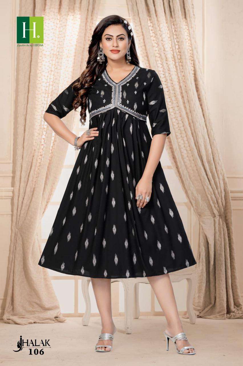HIRWA Jhalak Alia cut Kurti Wholesale catalog
