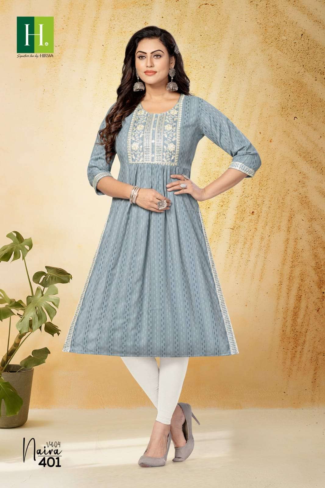 HIRWA NAIRA vol-4 Kurti Wholesale catalog