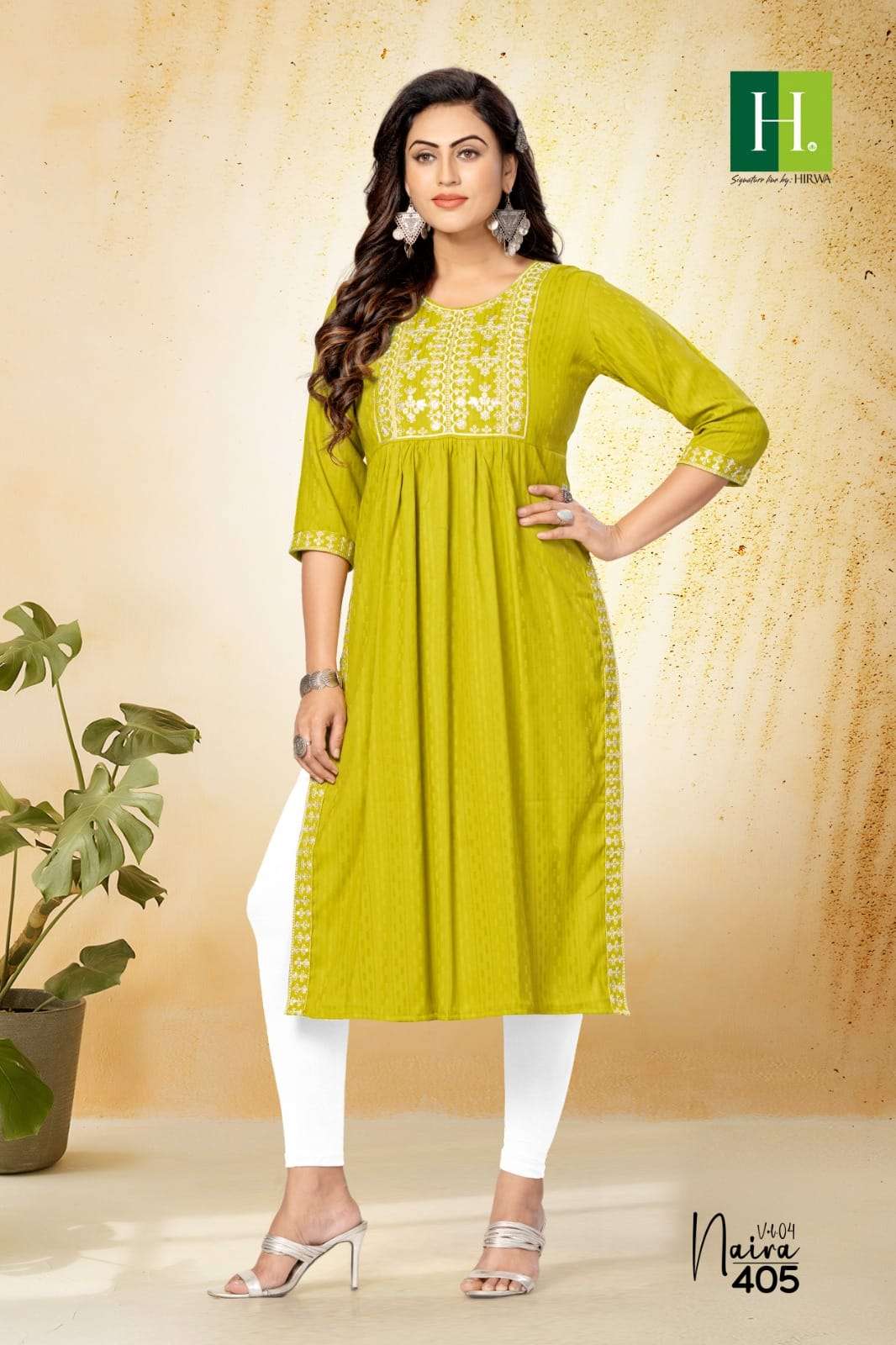 HIRWA NAIRA vol-4 Kurti Wholesale catalog