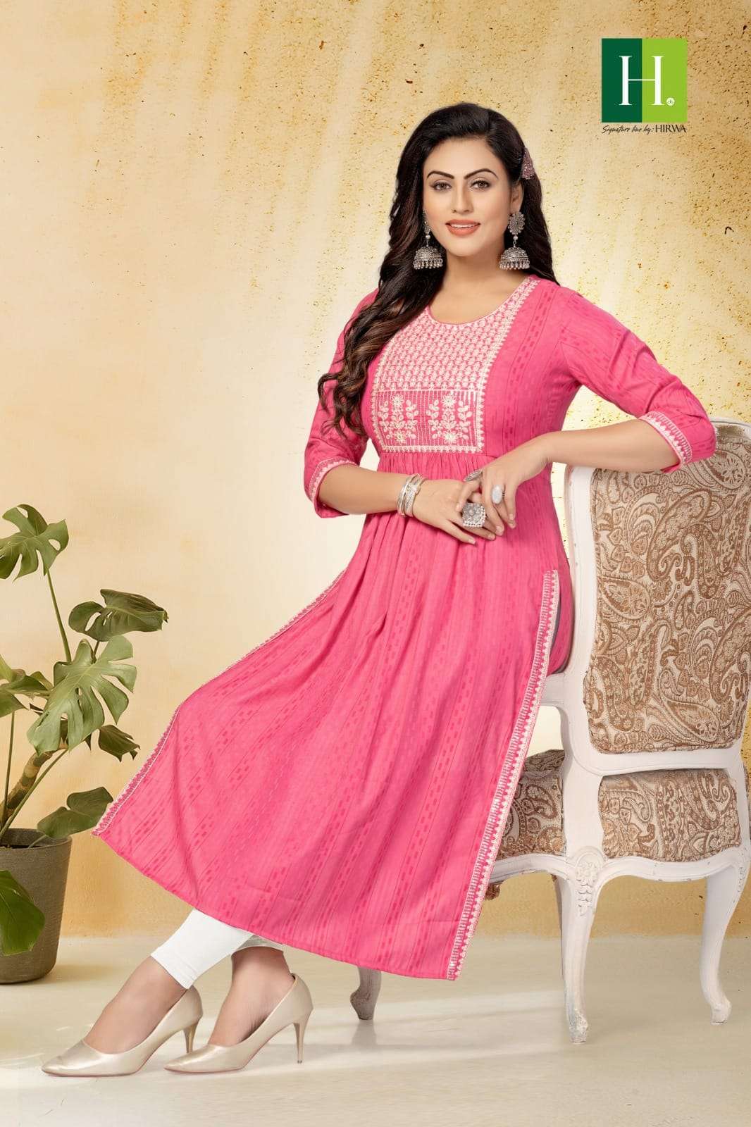 HIRWA NAIRA vol-4 Kurti Wholesale catalog