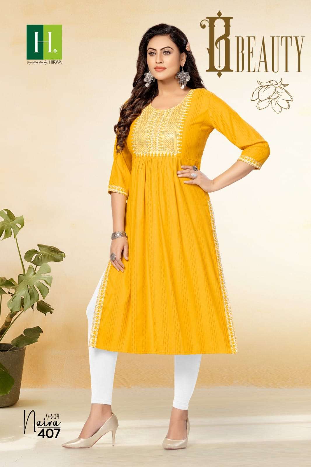 HIRWA NAIRA vol-4 Kurti Wholesale catalog