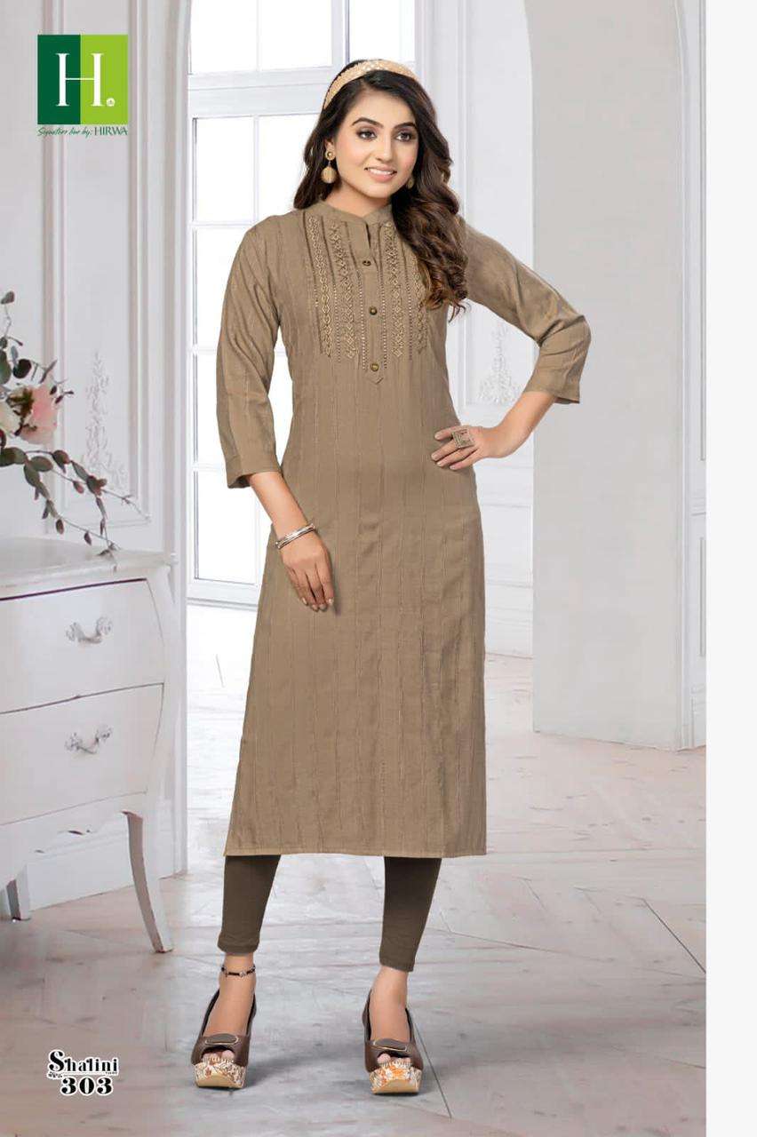 HIRWA  SHALINI  vol-3 Kurti Wholesale catalog