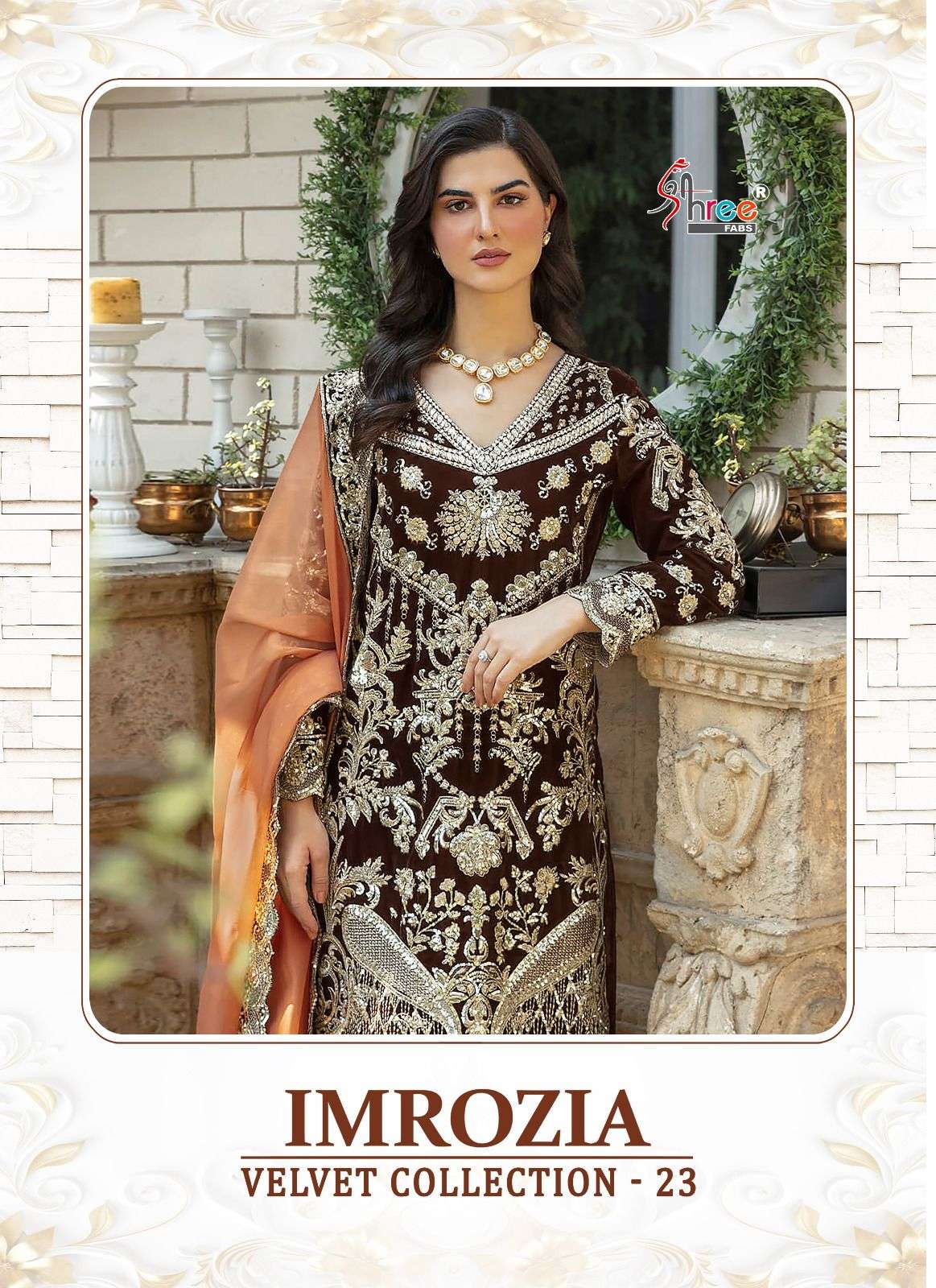 IMROZIA VELVAT WITH HEAVY EMBRODERED Salwar Kameez Wholesale catalog