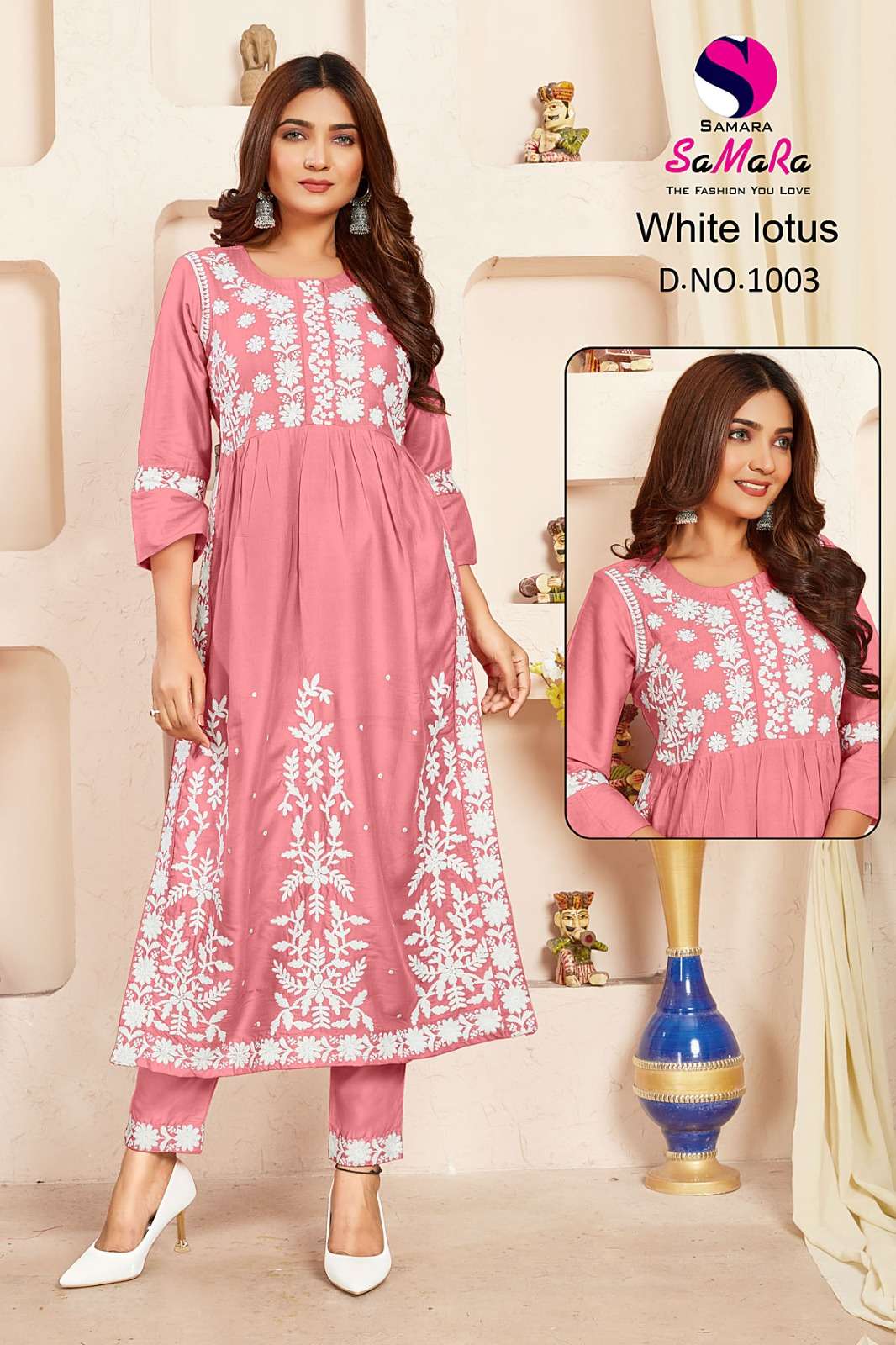JAY-SHA WHITE LOTUS vol-2 Kurti Wholesale catalog