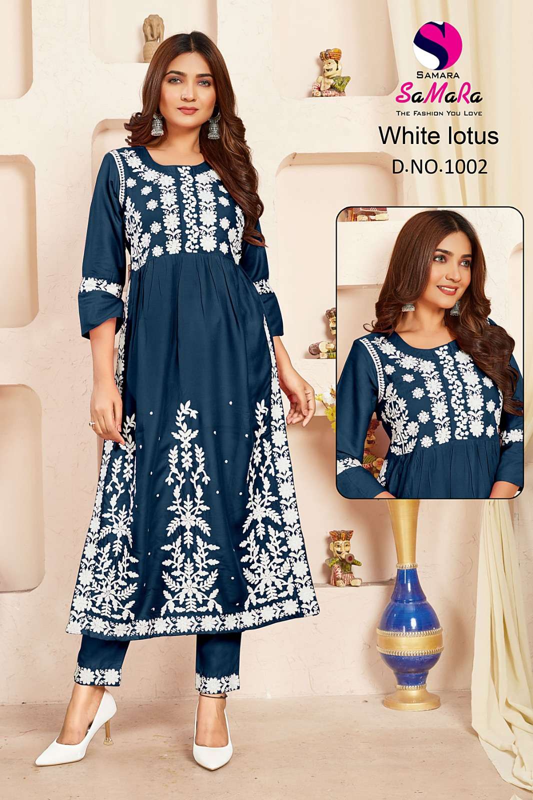 JAY-SHA WHITE LOTUS vol-3 Kurti Wholesale catalog