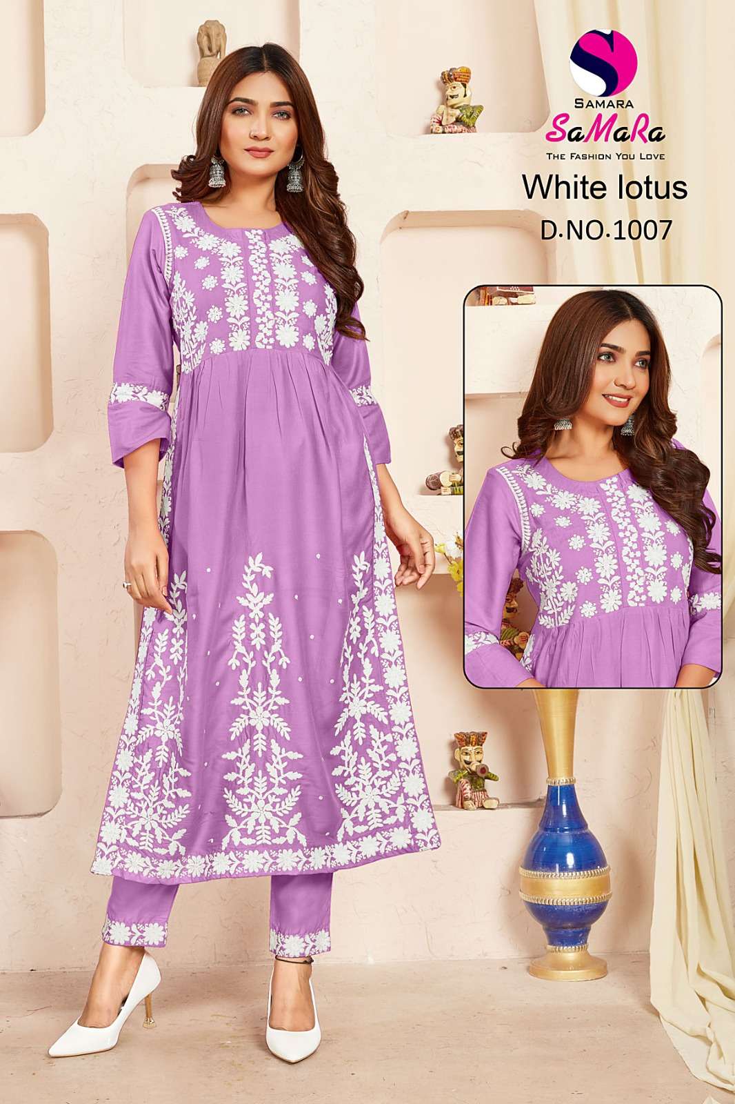 JAY-SHA WHITE LOTUS vol-4 Kurti Wholesale catalog