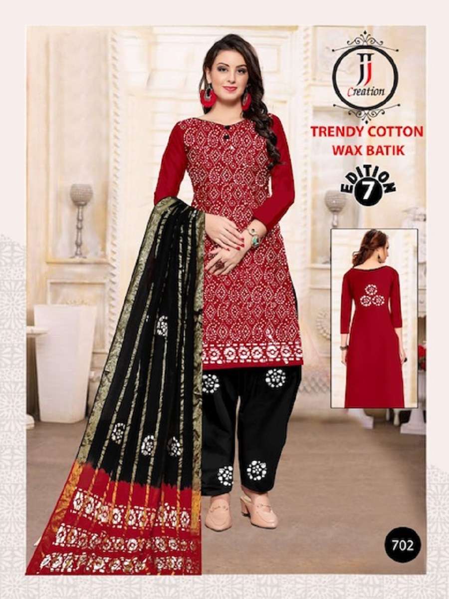 JJ Trendy Cotton Wax Batik Vol-7 -Wholesale Catalog