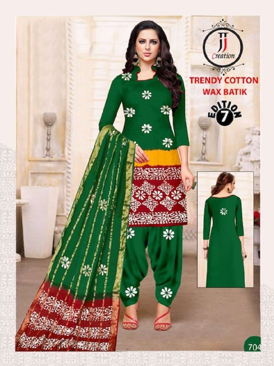 JJ Trendy Cotton Wax Batik Vol-7 -Wholesale Catalog