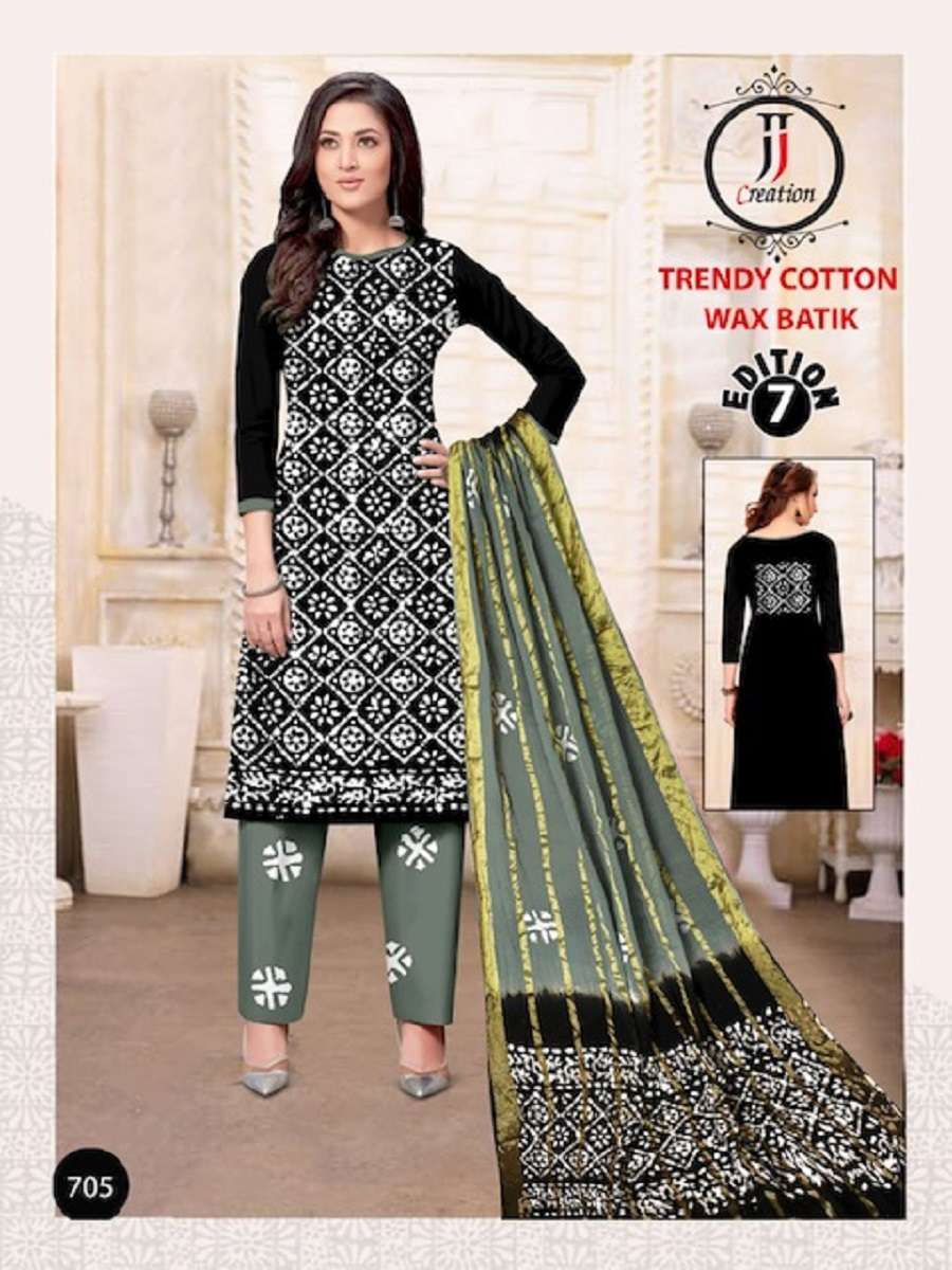 JJ Trendy Cotton Wax Batik Vol-7 -Wholesale Catalog