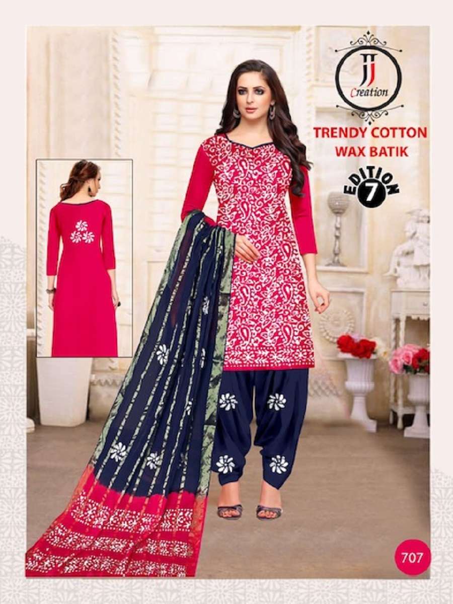 JJ Trendy Cotton Wax Batik Vol-7 -Wholesale Catalog
