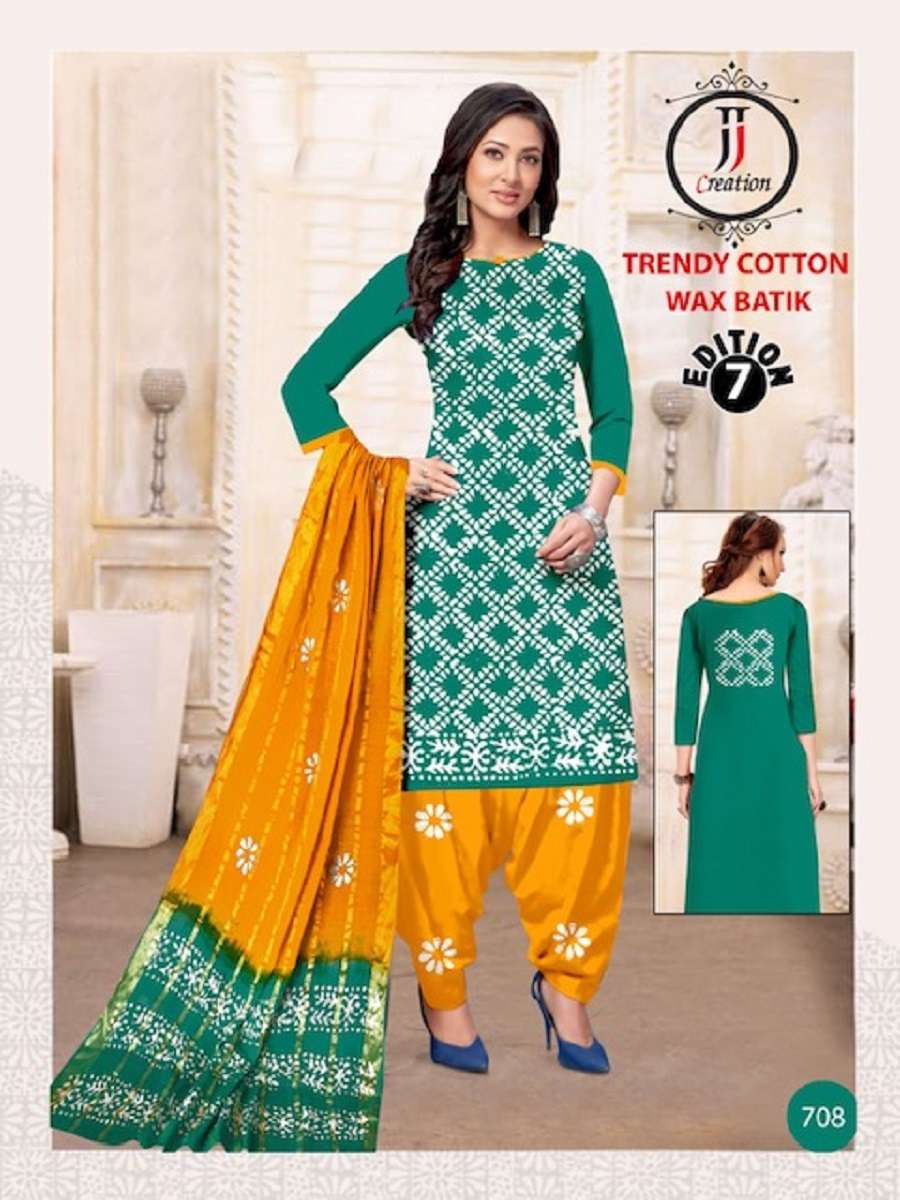 JJ Trendy Cotton Wax Batik Vol-7 -Wholesale Catalog