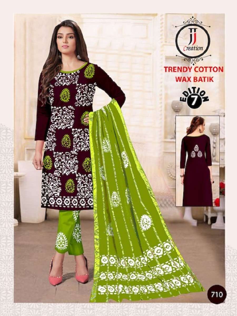 JJ Trendy Cotton Wax Batik Vol-7 -Wholesale Catalog