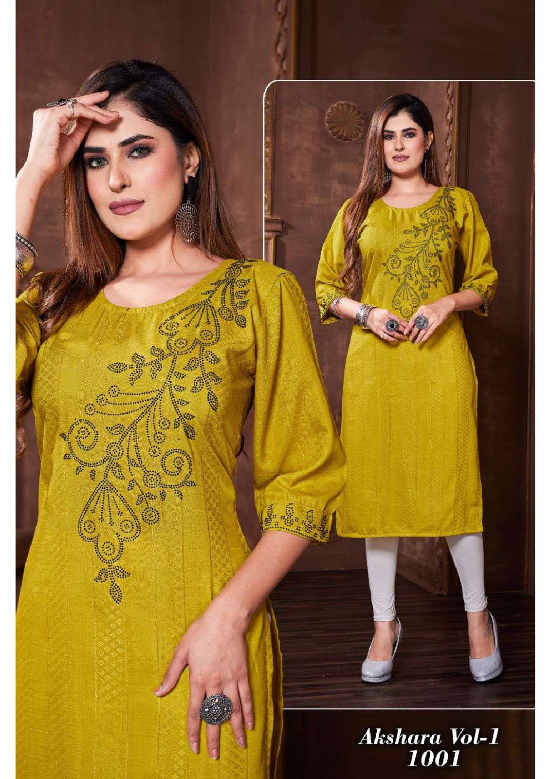 JLF AKSHARA VOL.1 Kurti Wholesale catalog