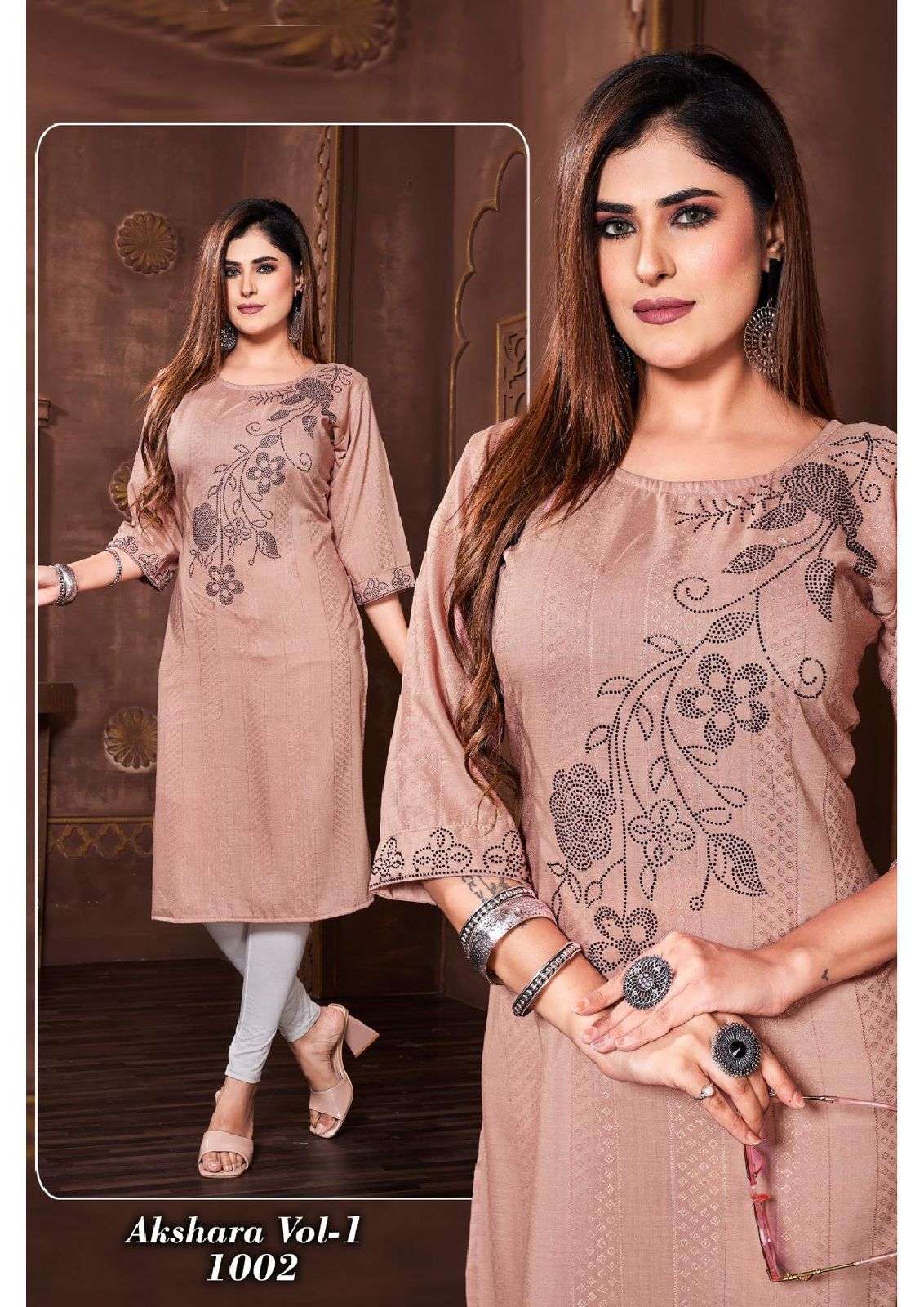 JLF AKSHARA VOL.1 Kurti Wholesale catalog