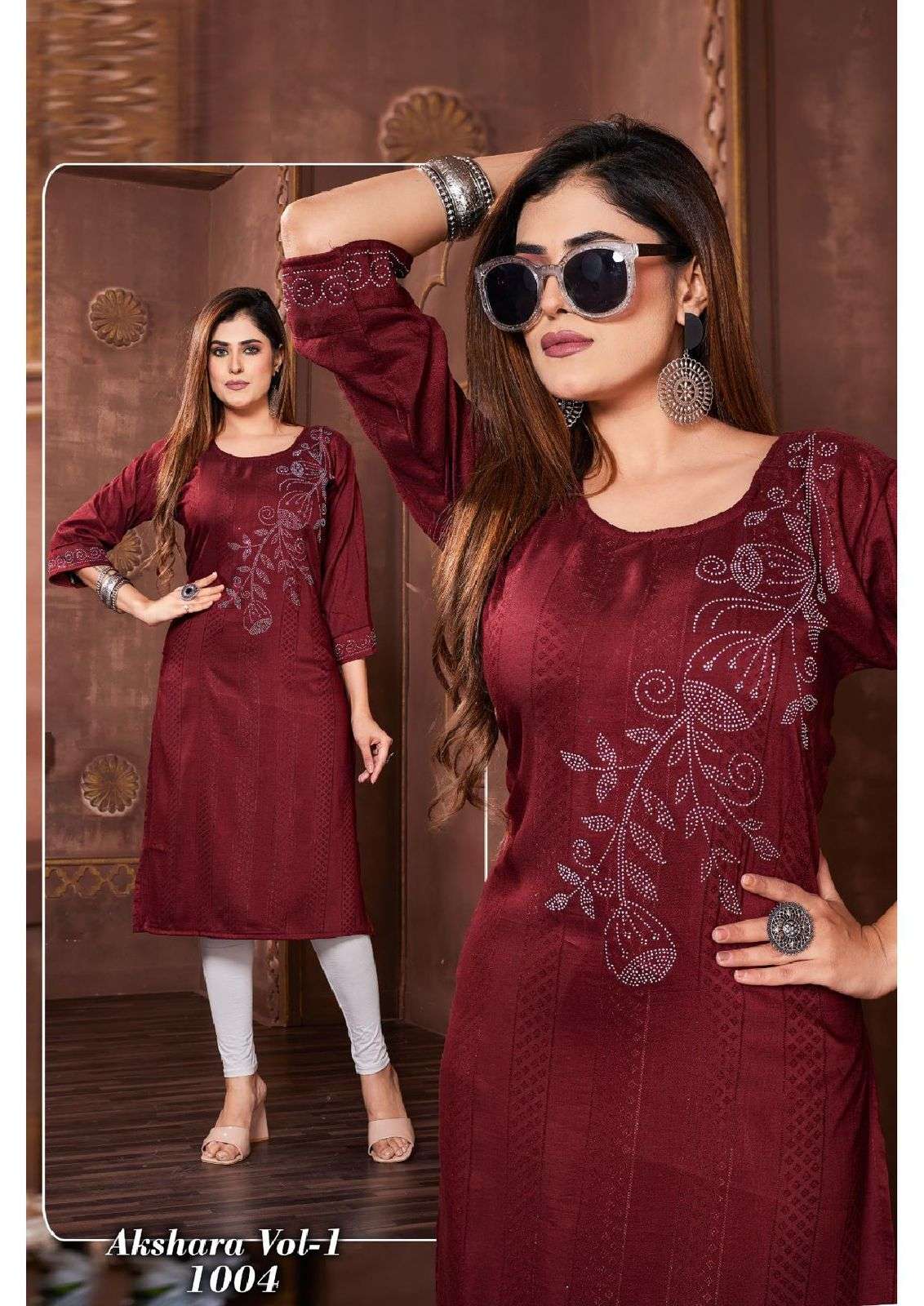 JLF AKSHARA VOL.1 Kurti Wholesale catalog