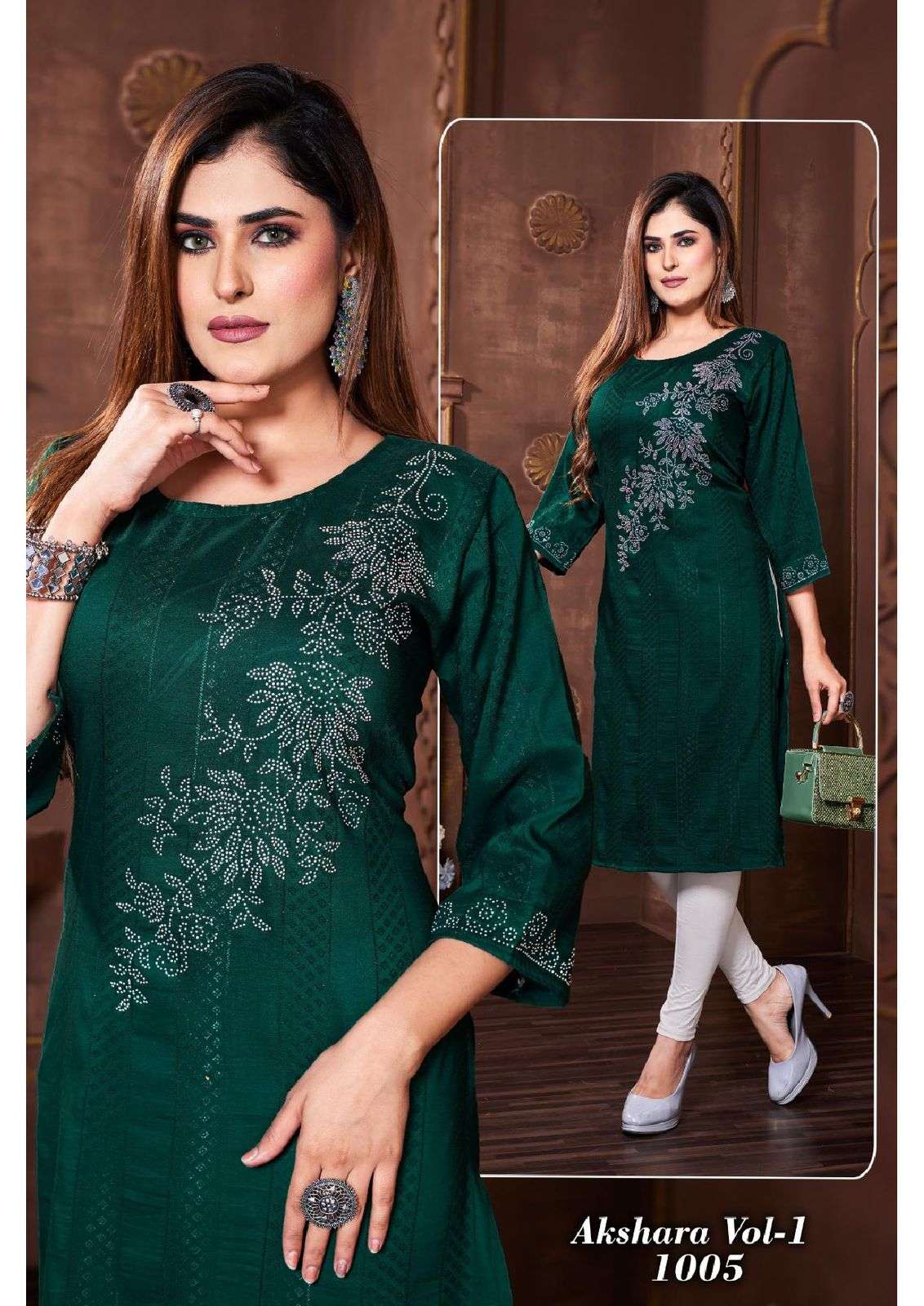 JLF AKSHARA VOL.1 Kurti Wholesale catalog