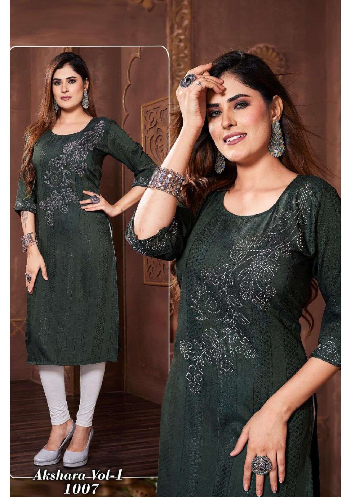 JLF AKSHARA VOL.1 Kurti Wholesale catalog
