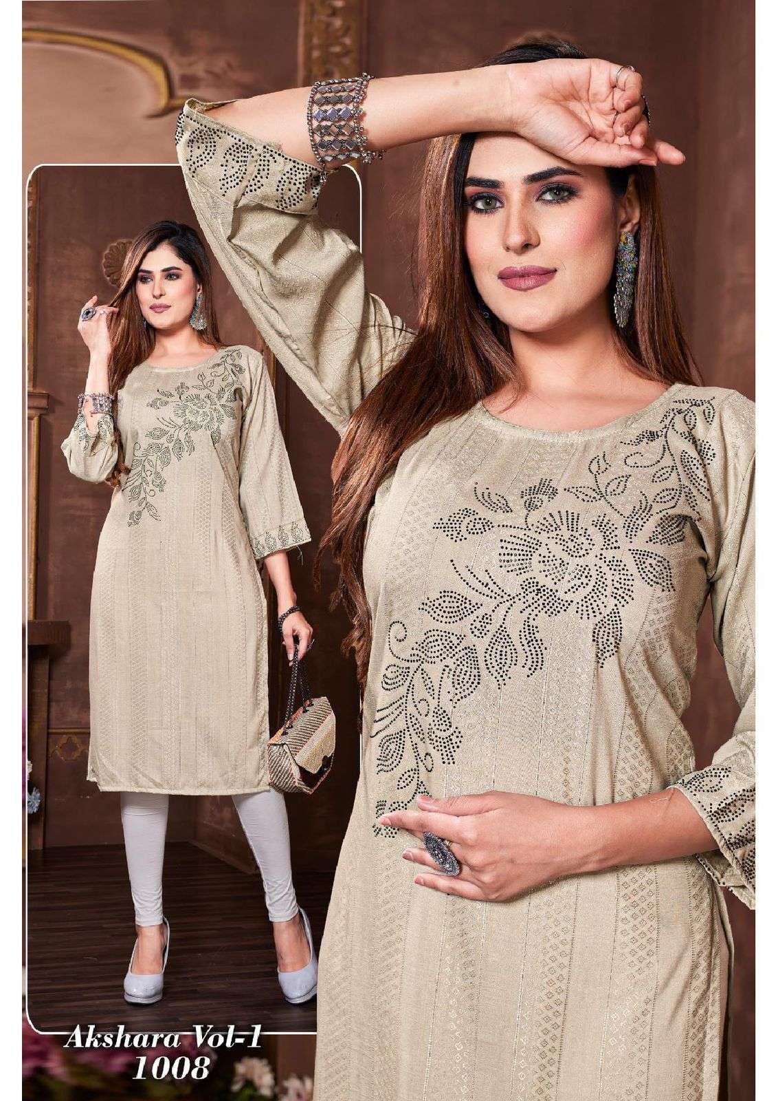 JLF AKSHARA VOL.1 Kurti Wholesale catalog