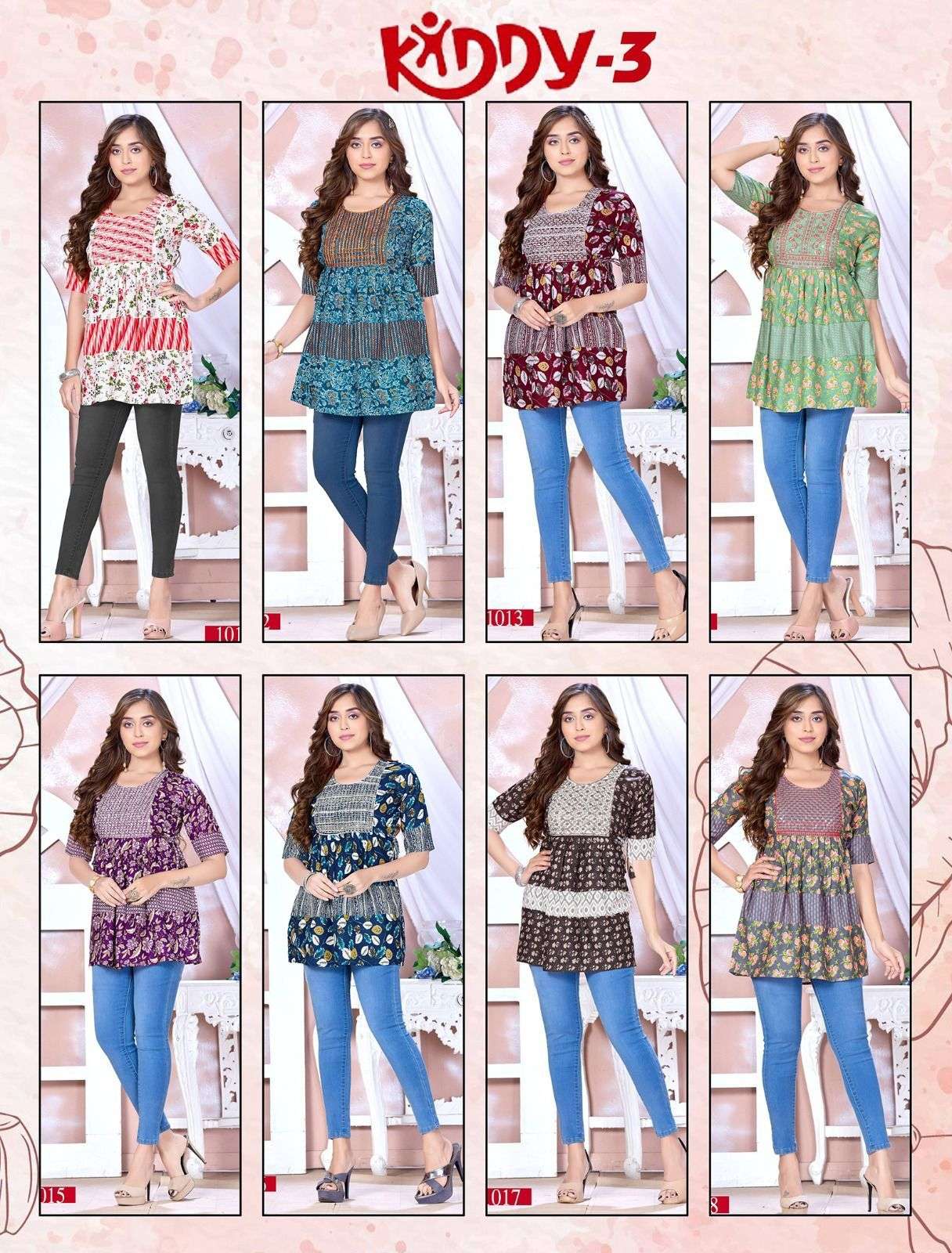 Jlf kiddy-3 Rayon Kurti Wholesale catalog
