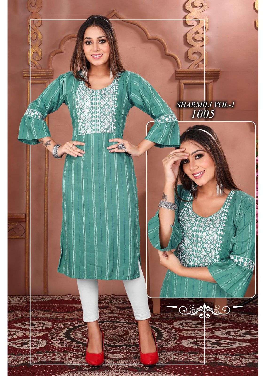 JLF SHARMILI VOL.1 Kurti Wholesale catalog