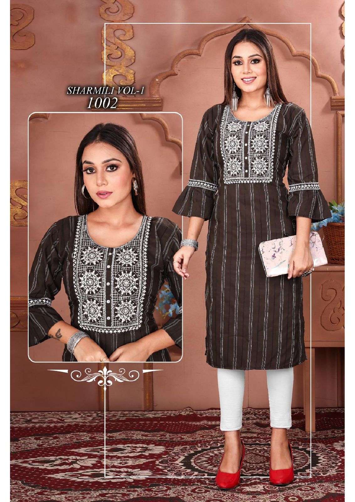 JLF SHARMILI VOL.1 Kurti Wholesale catalog