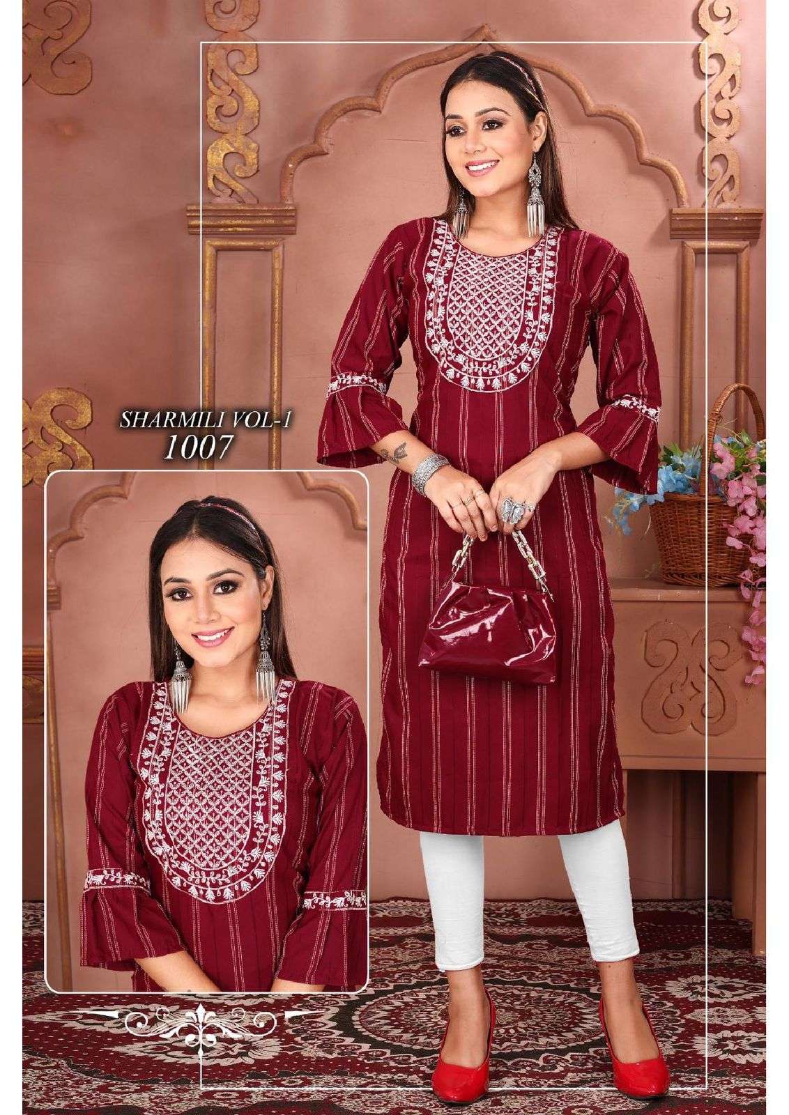JLF SHARMILI VOL.1 Kurti Wholesale catalog