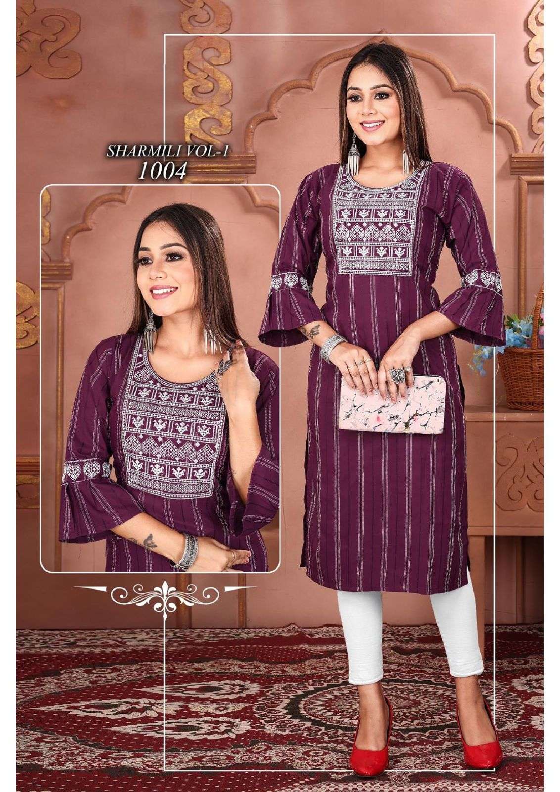 JLF SHARMILI VOL.1 Kurti Wholesale catalog